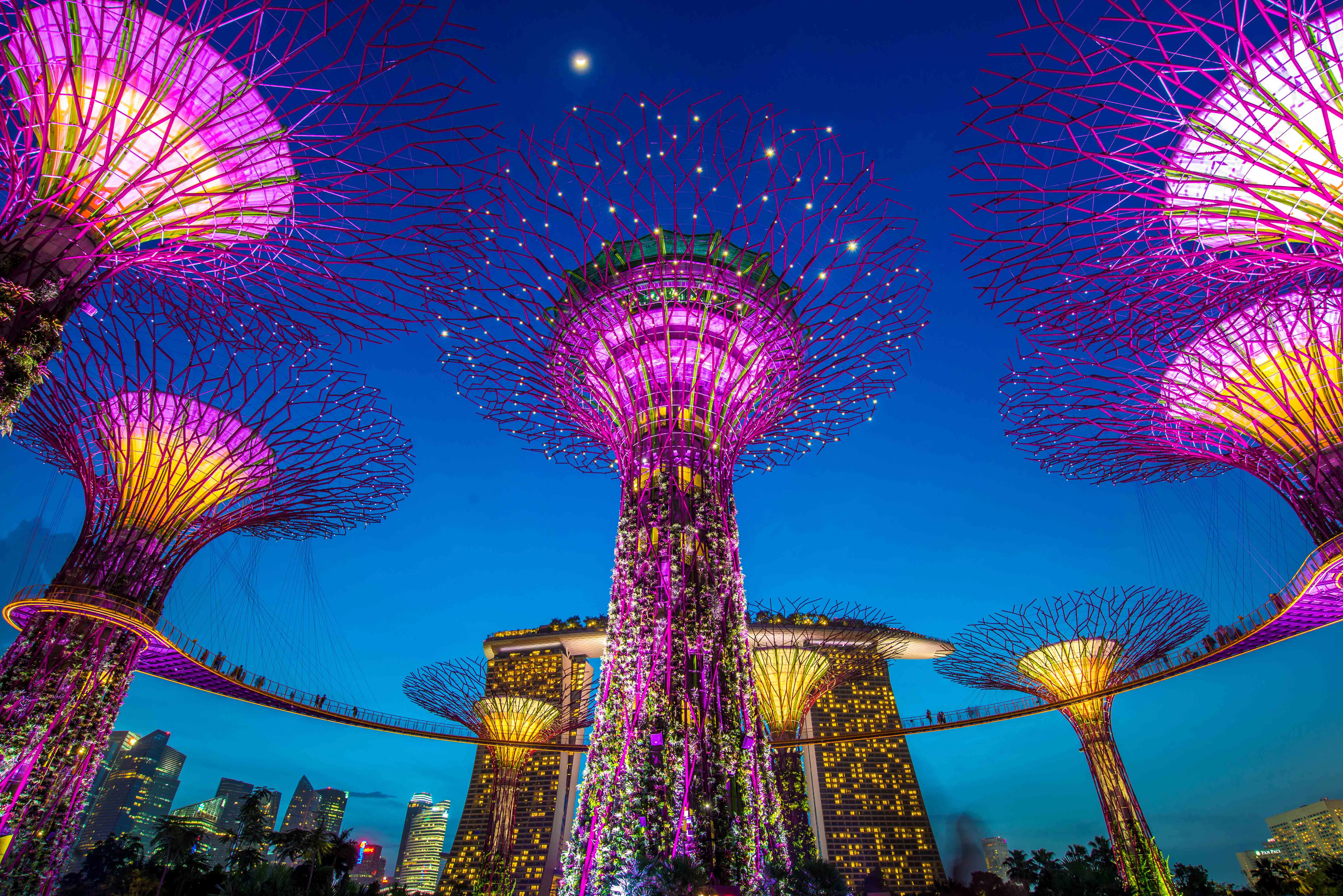 Gardens by the bay light show tickets zeiten mehr